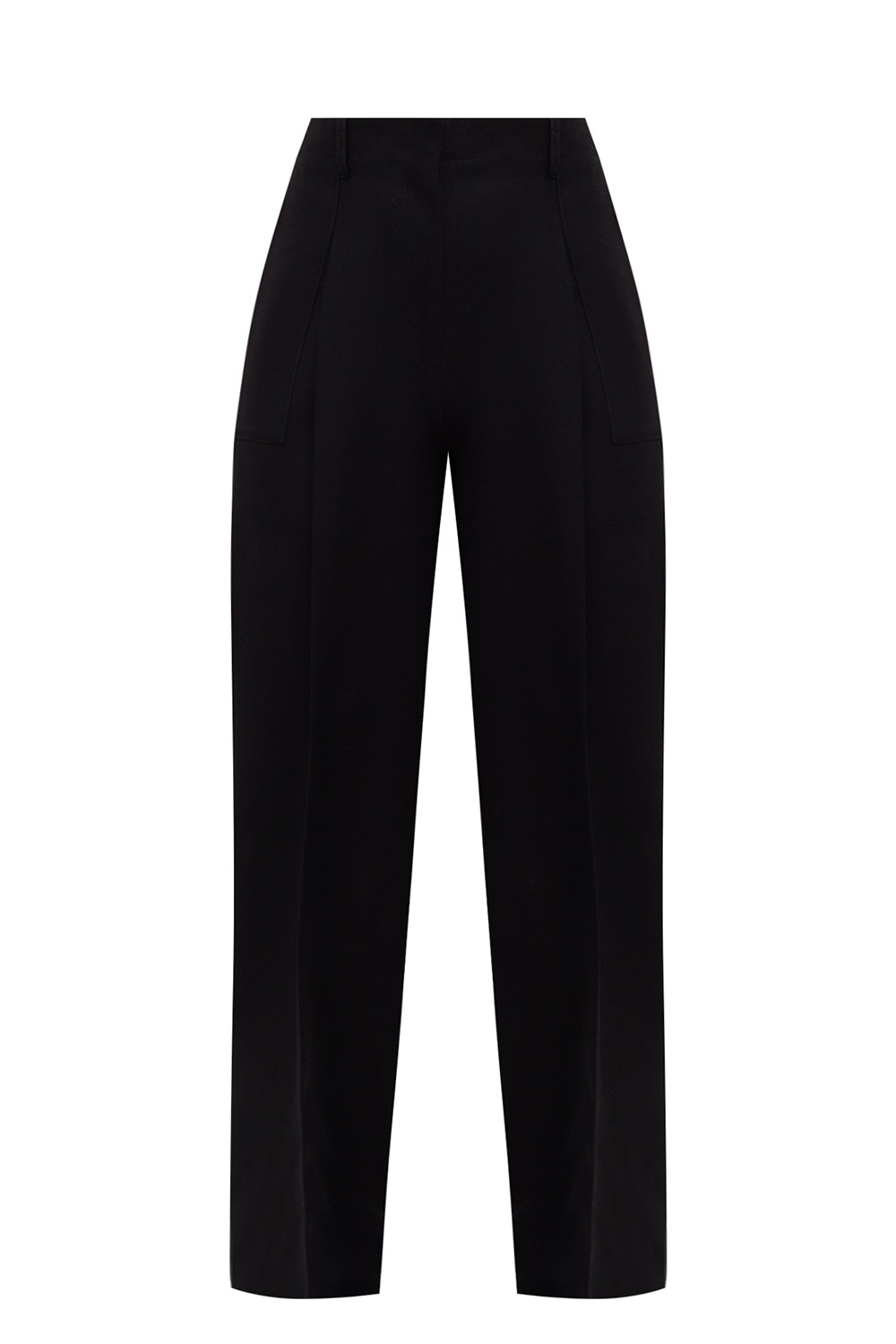 Stella McCartney Wool pleat-front includes trousers